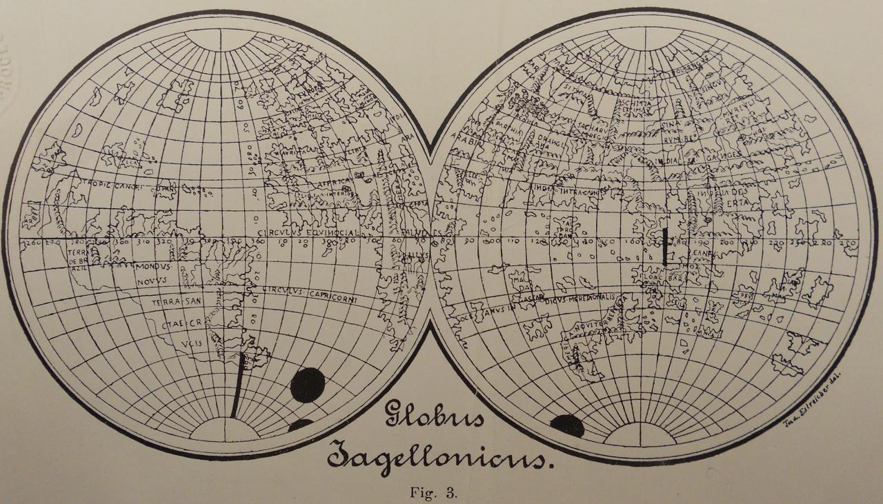 Mapas imposibles: El mapa de Oroncé Finé y globo terraqueo Hunt-Lenox