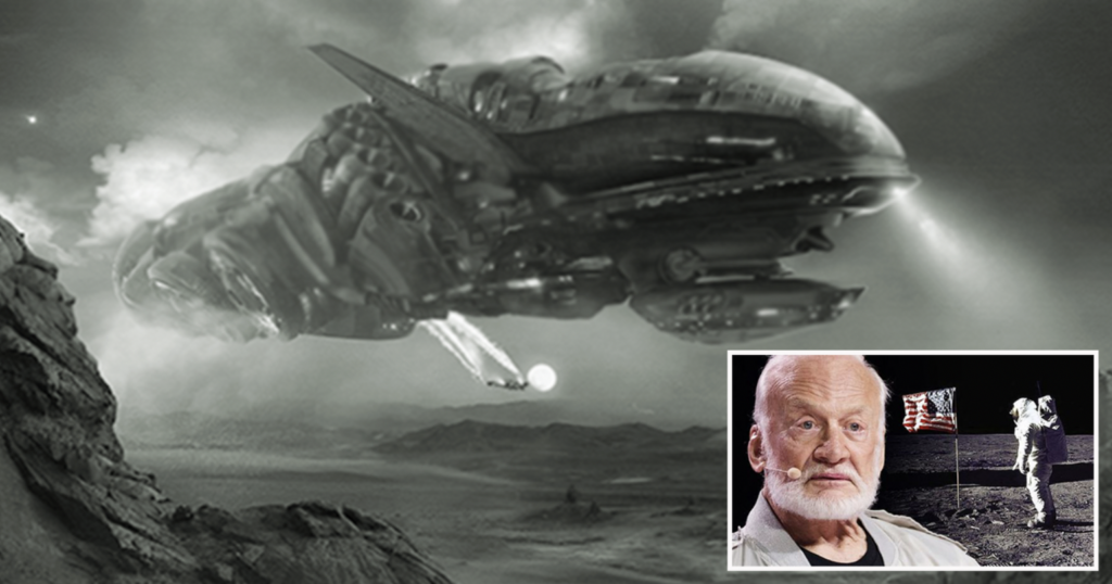 their ship was far superior to ours it was huge we were warned aldrin video 1024x538 1