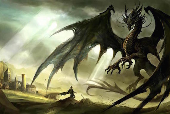 A strange story of real dragons
