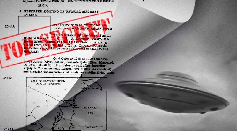 Documentos de inteligencia desclasificados revelan cómo agentes de la CIA vieron dos OVNIs 'discos voladores' en la URSS durante la Guerra Fría