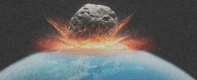 Asteroide golpea la Tierra